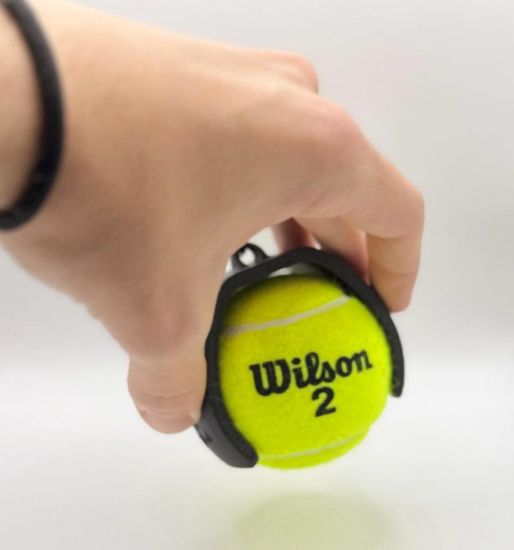 Blarg 3D dog ball holder for tennis balls