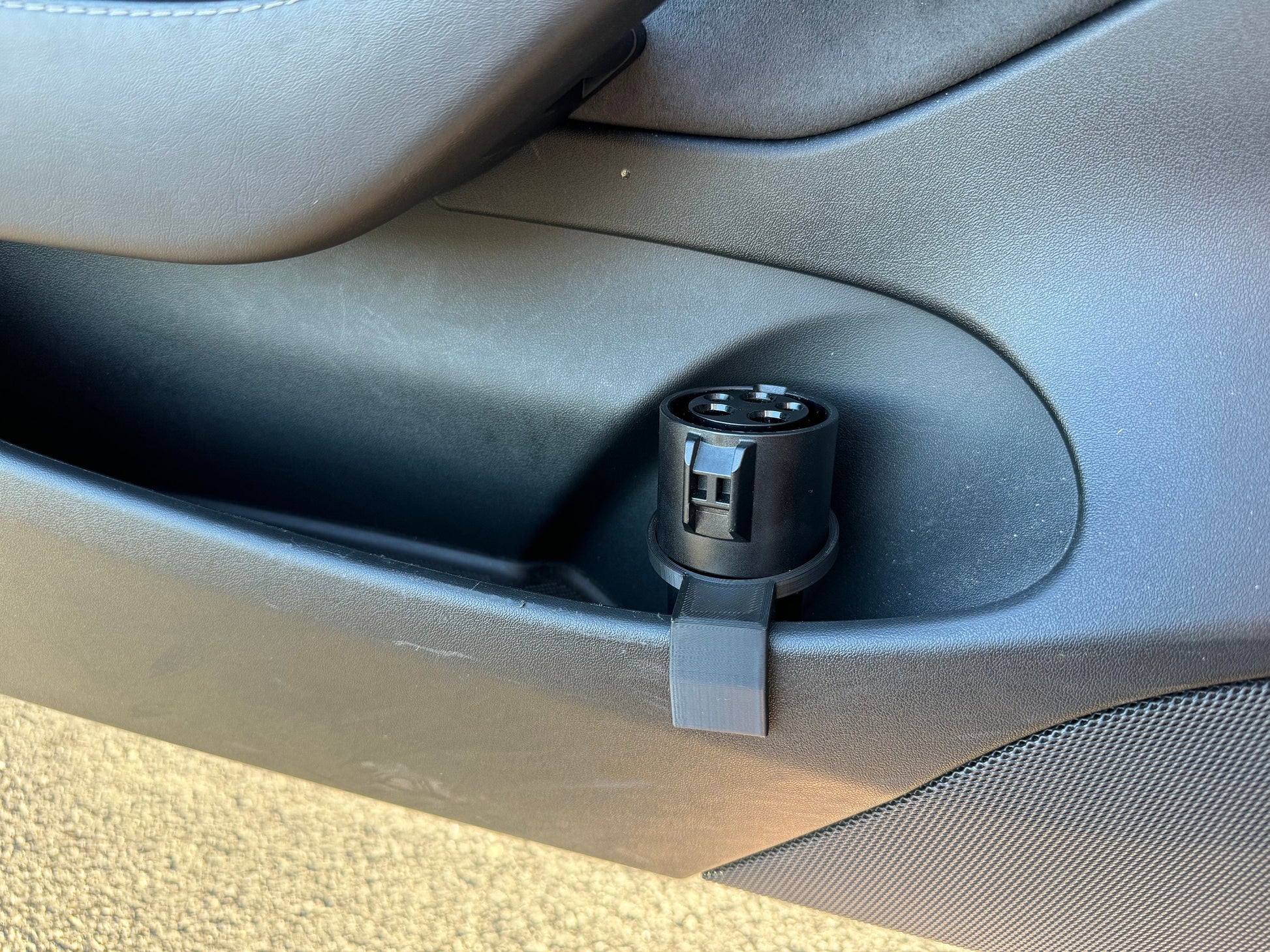 Tesla Public Charger J1772 Adapter Driver Door Holder for Tesla Model 3/Y (2020-2025)