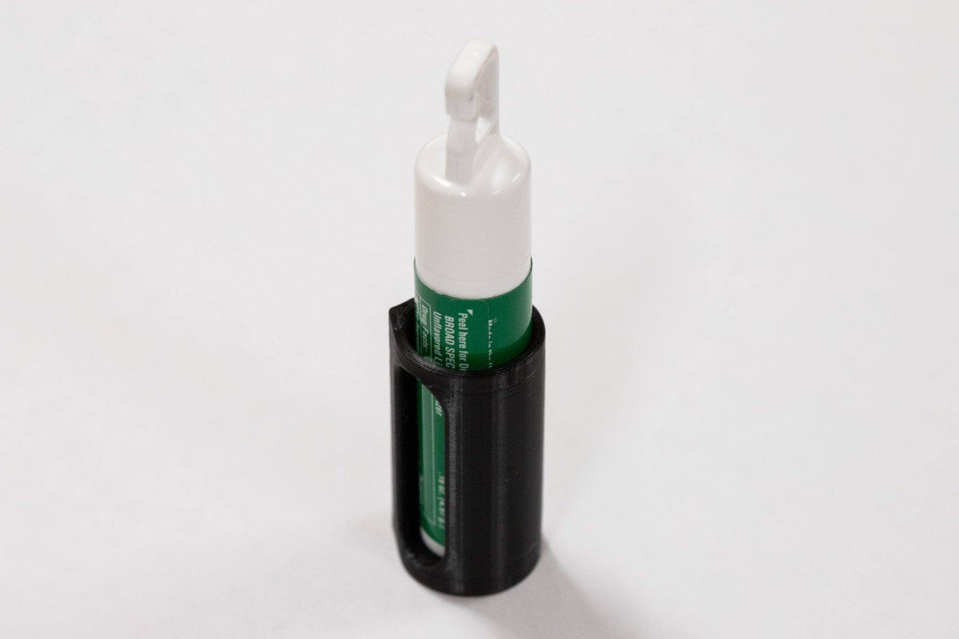 Chapstick / Lip Balm Holder for Car / Workshop / Desk - Adhesive or Magnetic