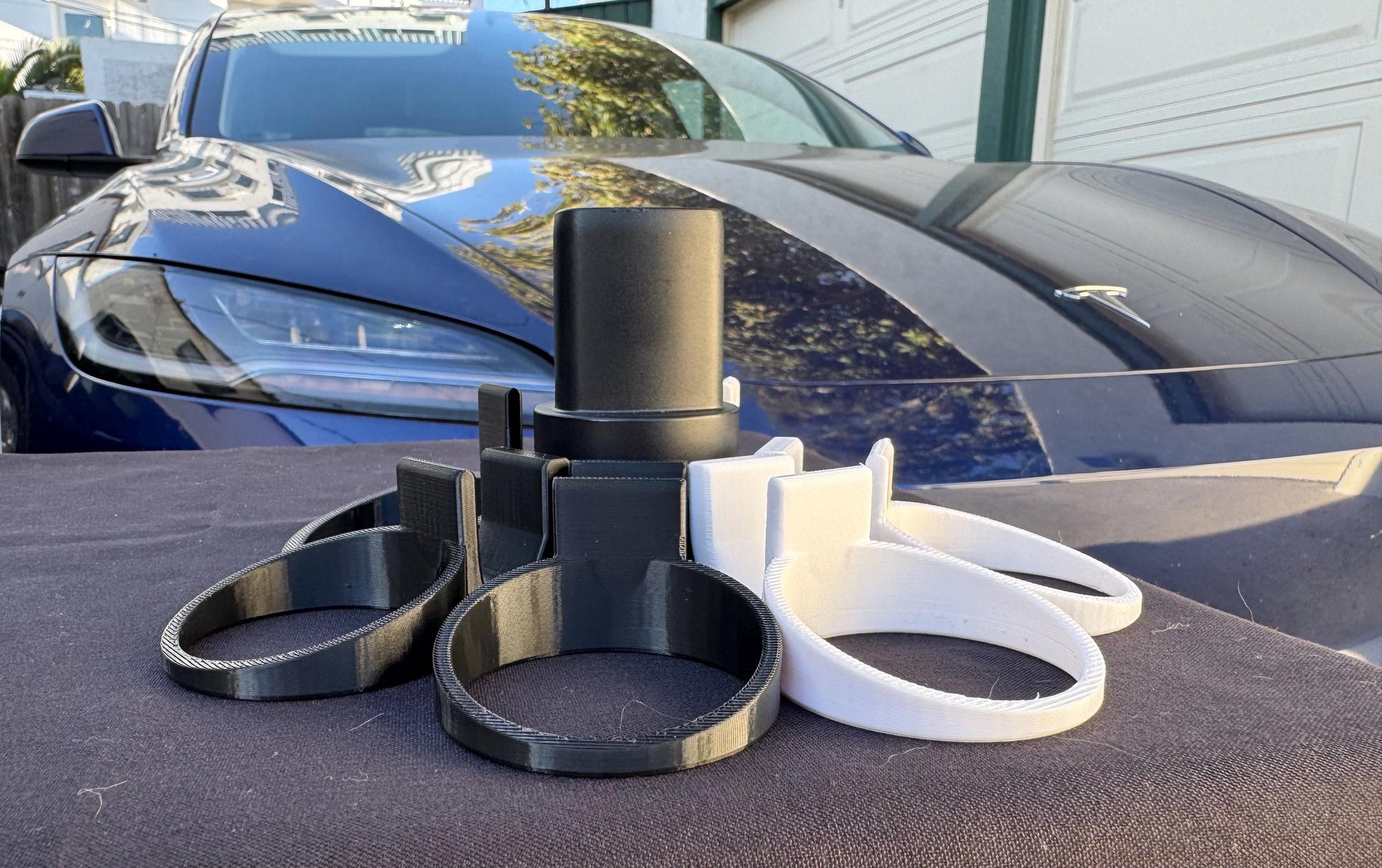 Tesla Public Charger J1772 Adapter Driver Door Holder for Tesla Model 3/Y (2020-2025)