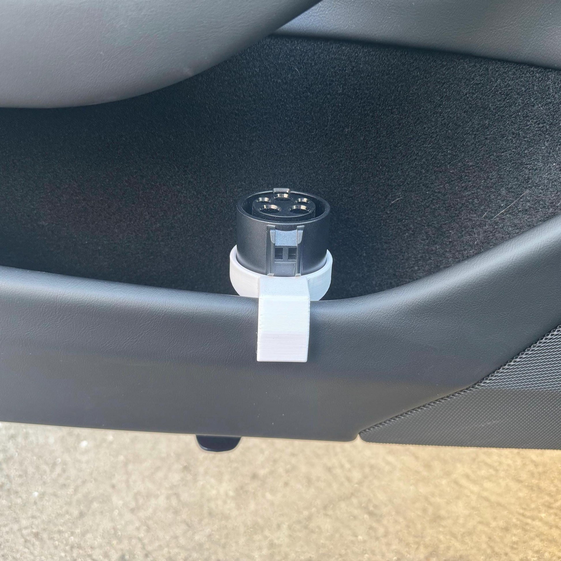 Tesla Public Charger J1772 Adapter Driver Door Holder for Tesla Model 3/Y (2020-2025)