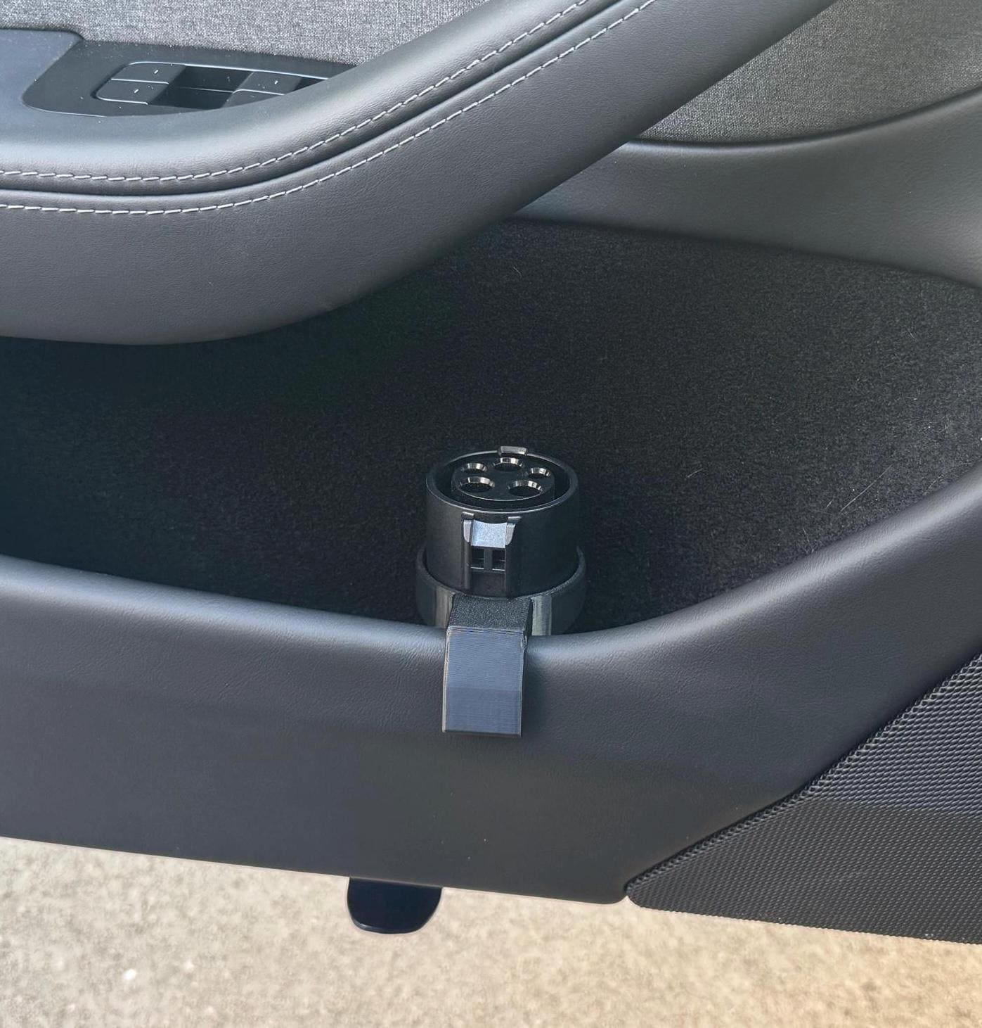 Tesla Public Charger J1772 Adapter Driver Door Holder for Tesla Model 3/Y (2020-2025)