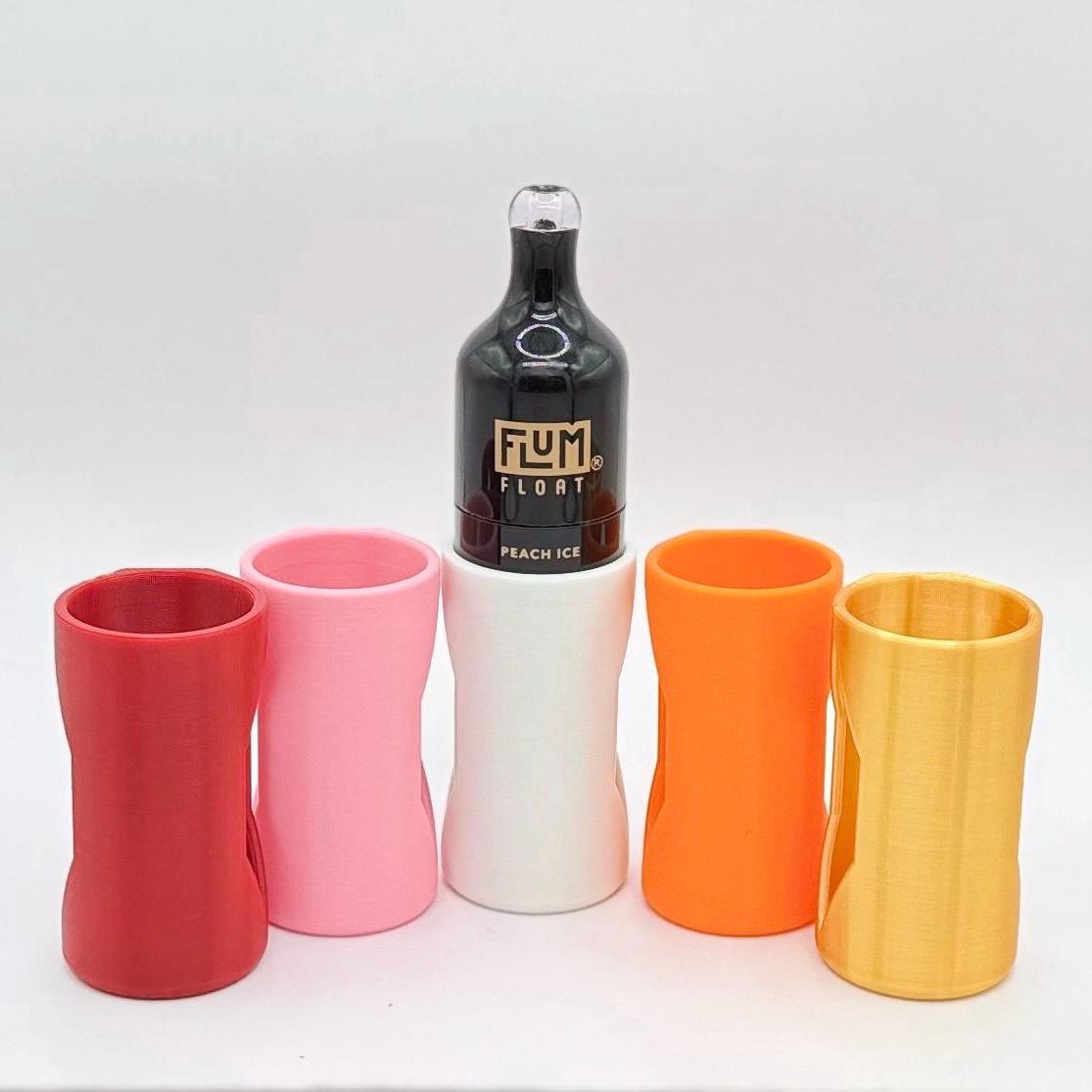 FLUM Float Vaporizer Holder | Adhesive or Magnetic Backing | Loose-Fit or Tight-fit